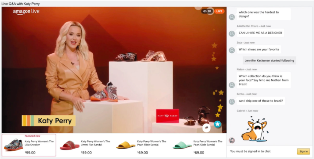 Why livestream with Amazon Live?
Amazon Live